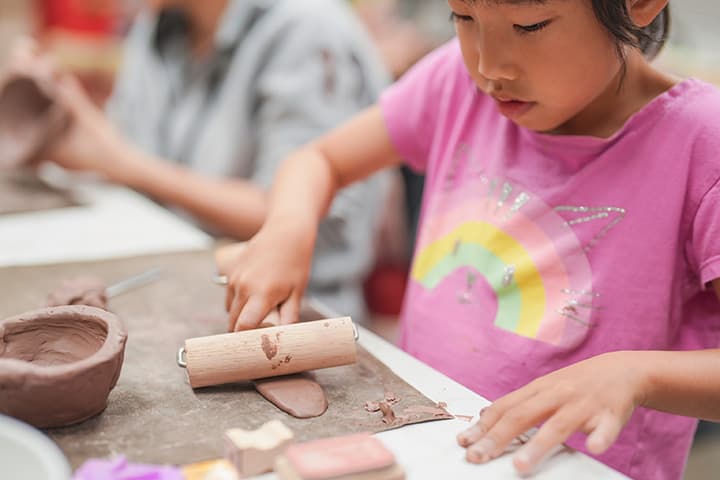 Play with clay