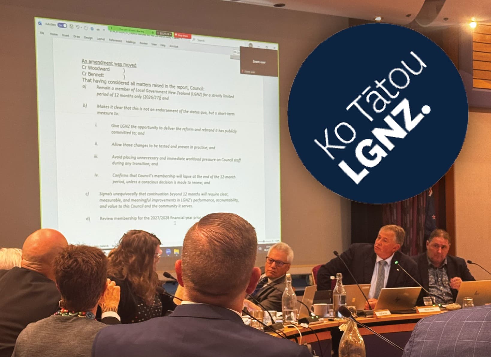 New Plymouth District Council Votes to Renew LGNZ Membership for 12 Months