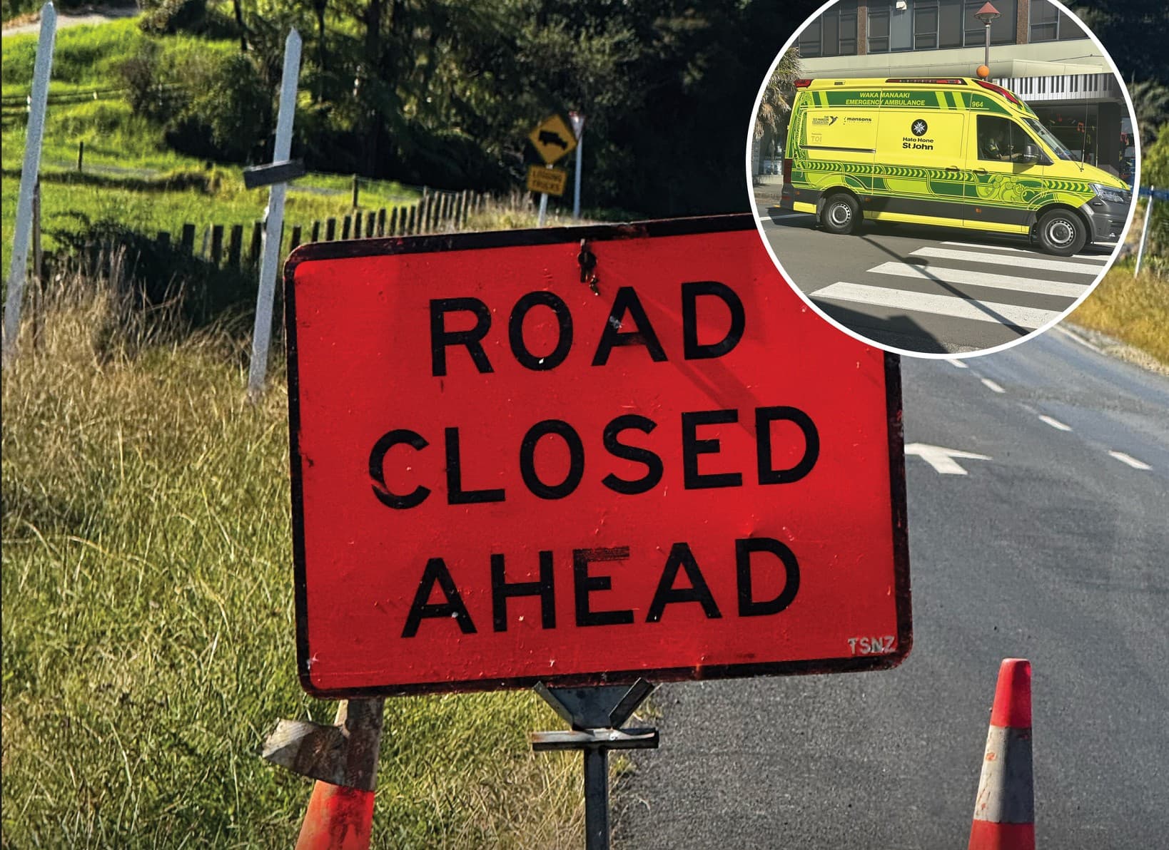 Serious crash closes State Highway 3 south of Inglewood