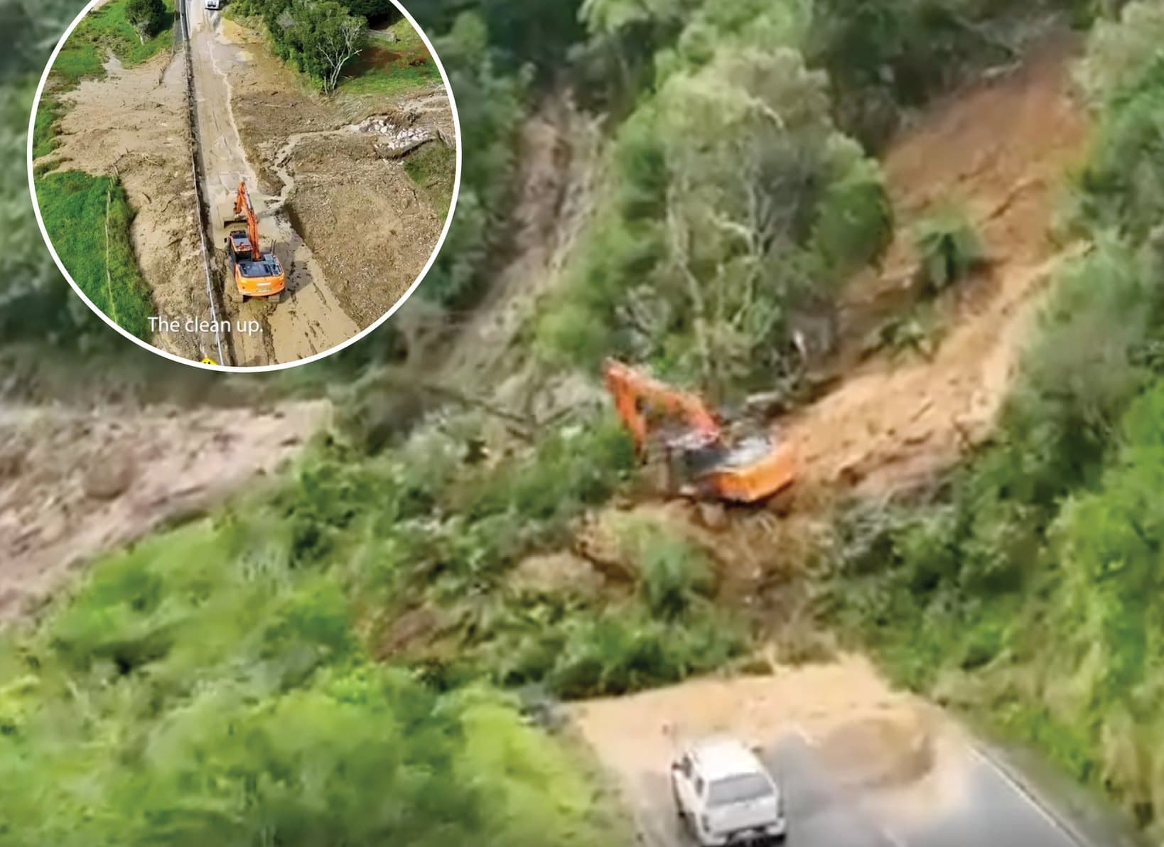 Progress made on restoring two-lane access at SH3 Awakino Gorge
