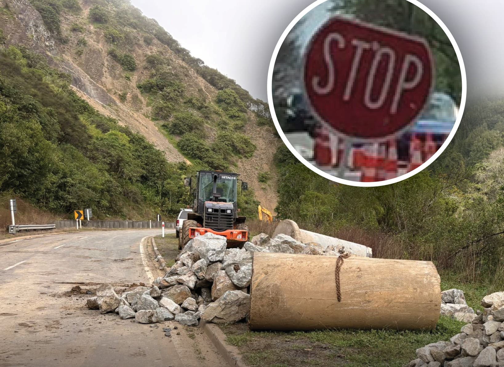 SH3 Awakino Gorge to Reopen 24/7 Under Stop/Go Traffic Management