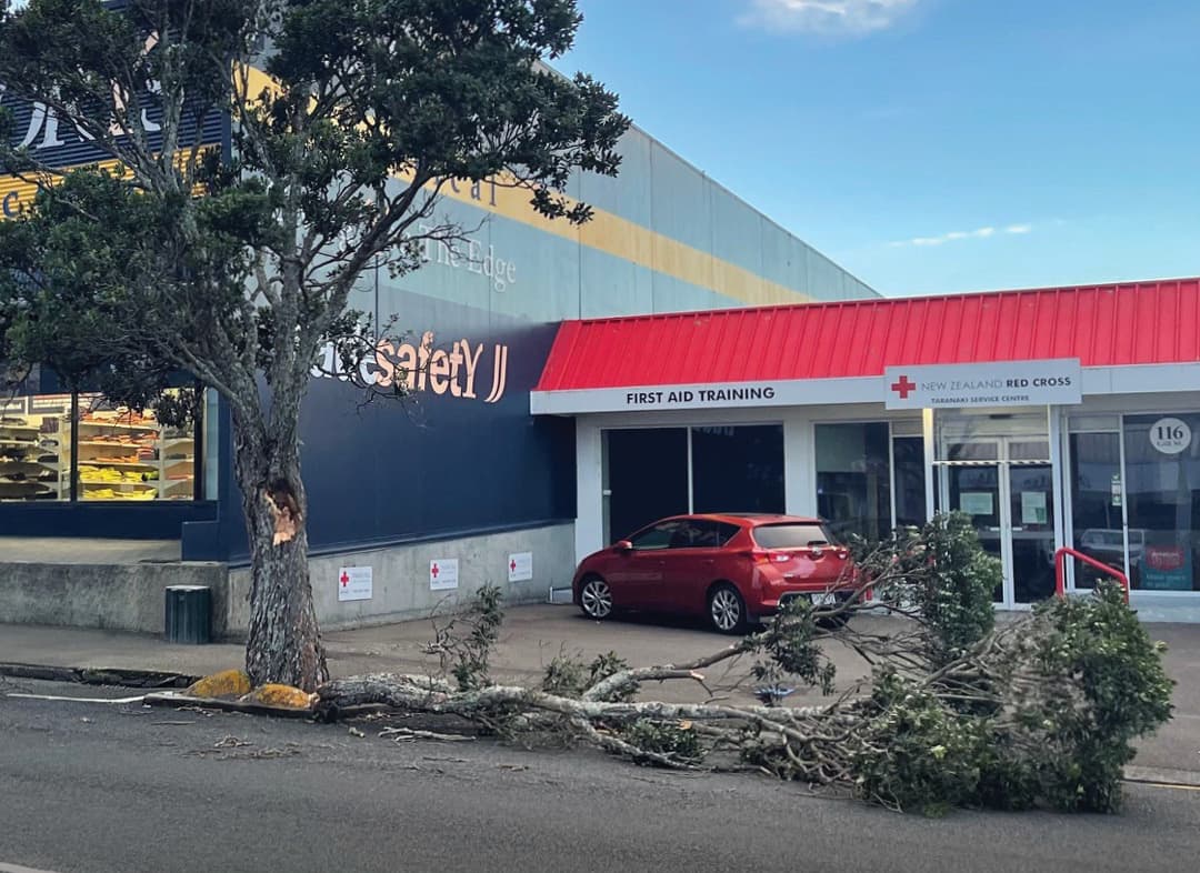 Severe Gale-Force Winds Batter Taranaki, Forcing Road Closures and Cutting Power