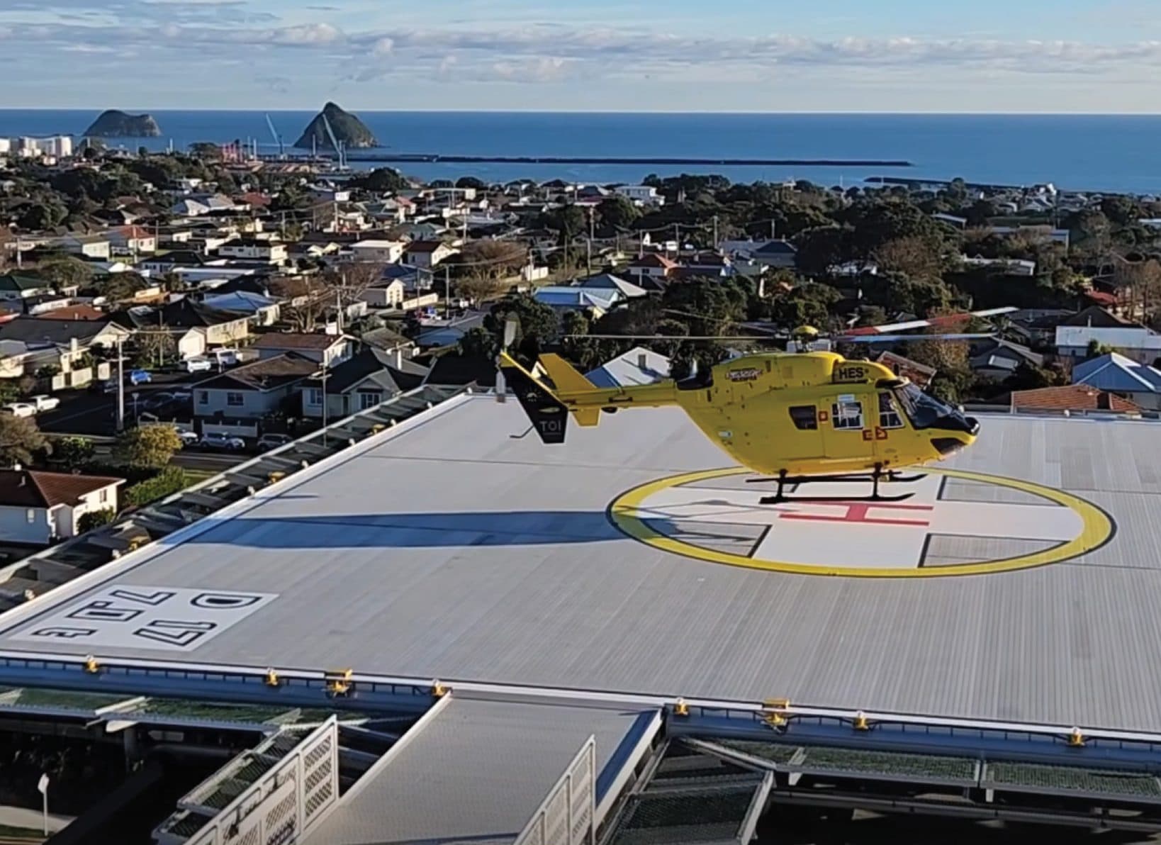 New Rooftop Helipad at Taranaki Base Hospital to Go Live