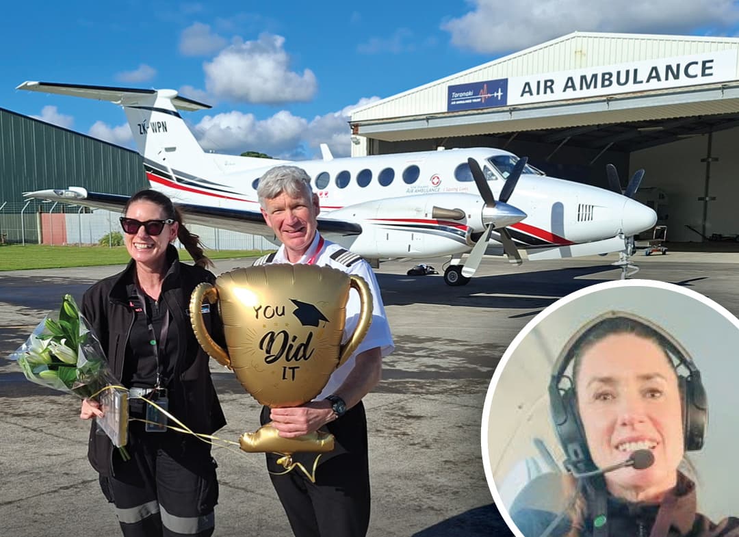 Taranaki flight nurse Rachel Shearer celebrates 1000th patient transfer milestone
