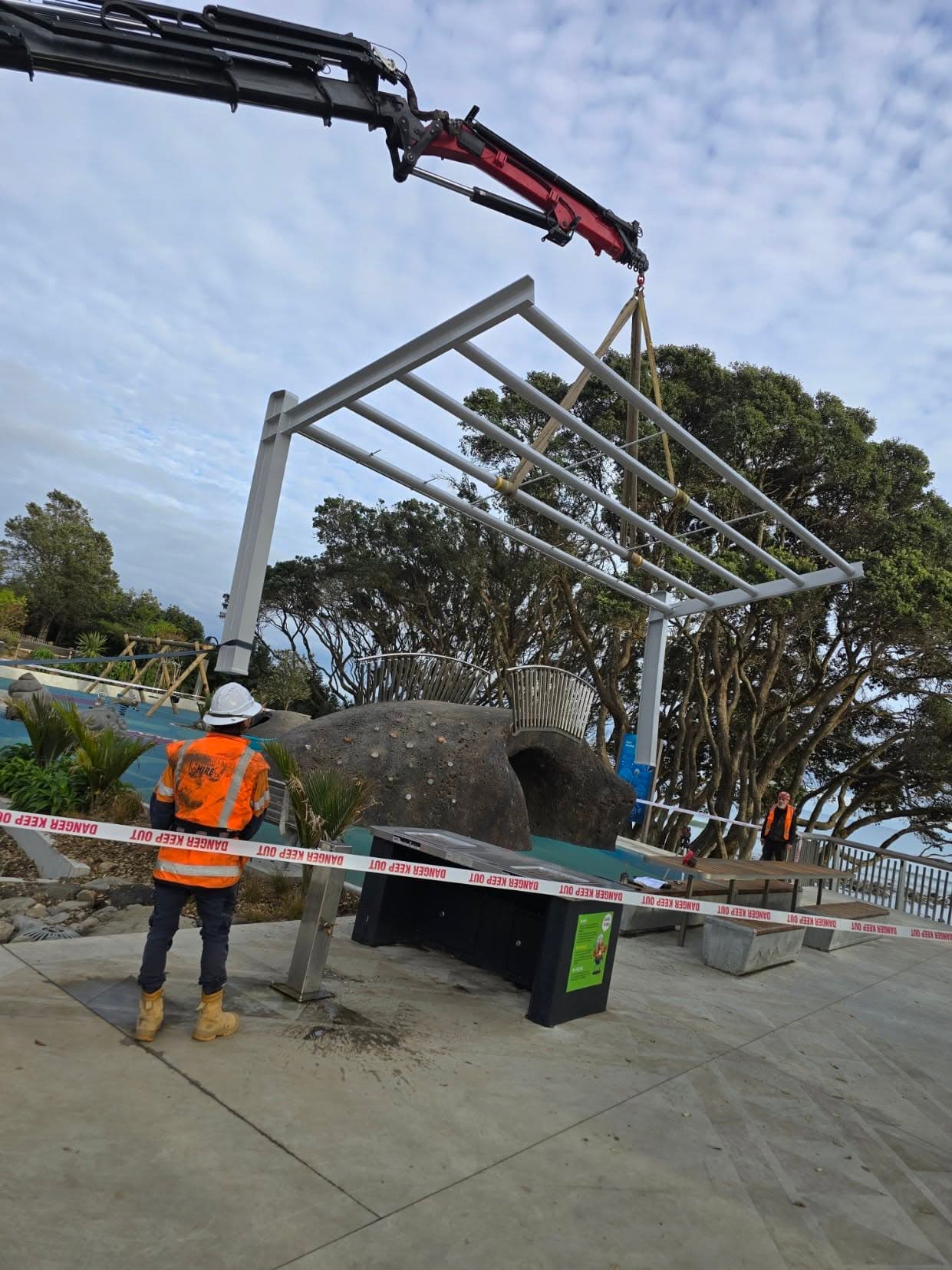Destination Kāwaroa Playground Adds Shade Structure Following Community Feedback
