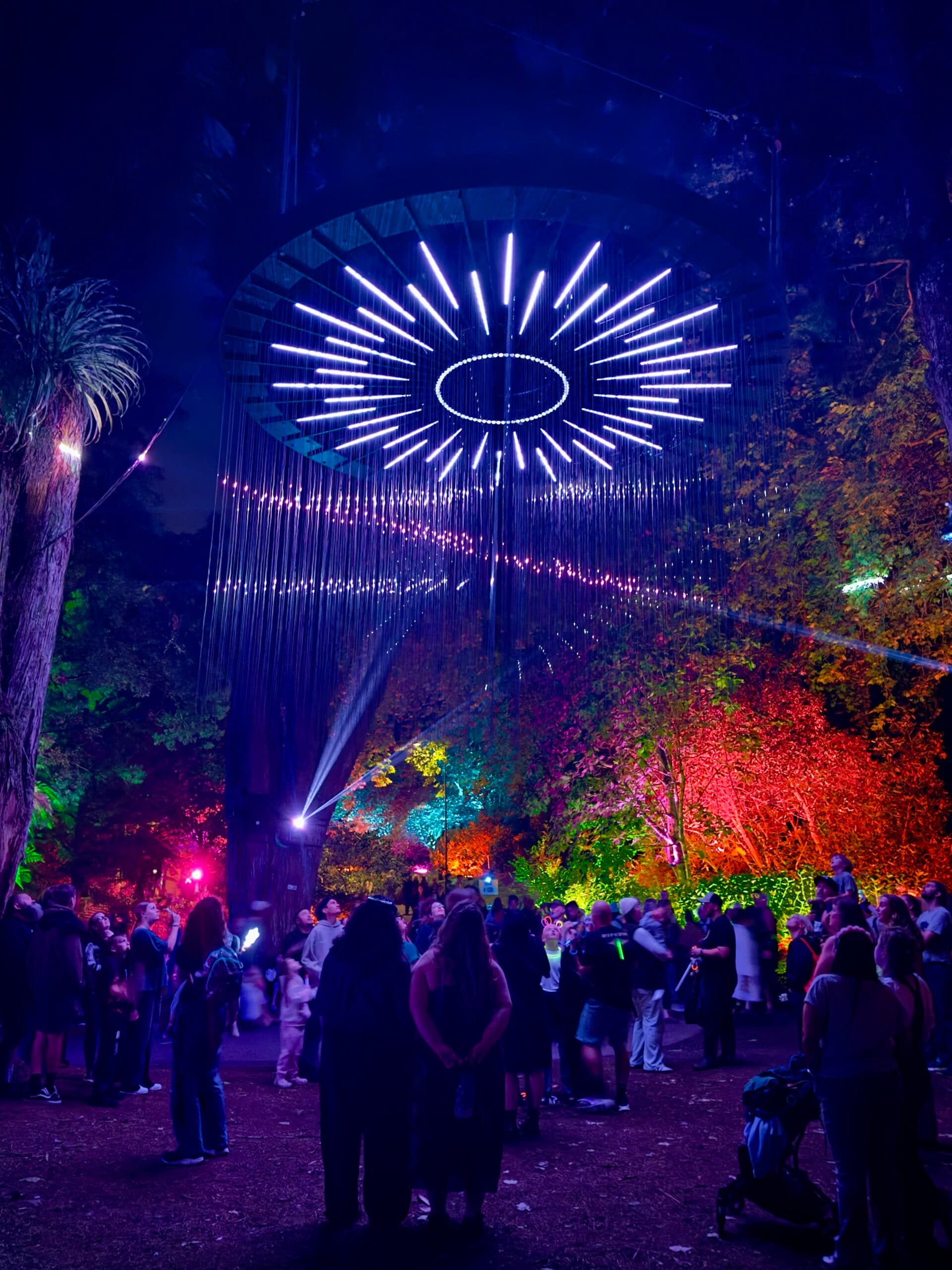 Aerial circus, live music, and sound healing headline packed Festival of Lights weekend