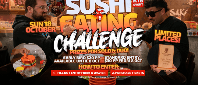 Sushi Ninja's Sushi Eating Challenge 2026