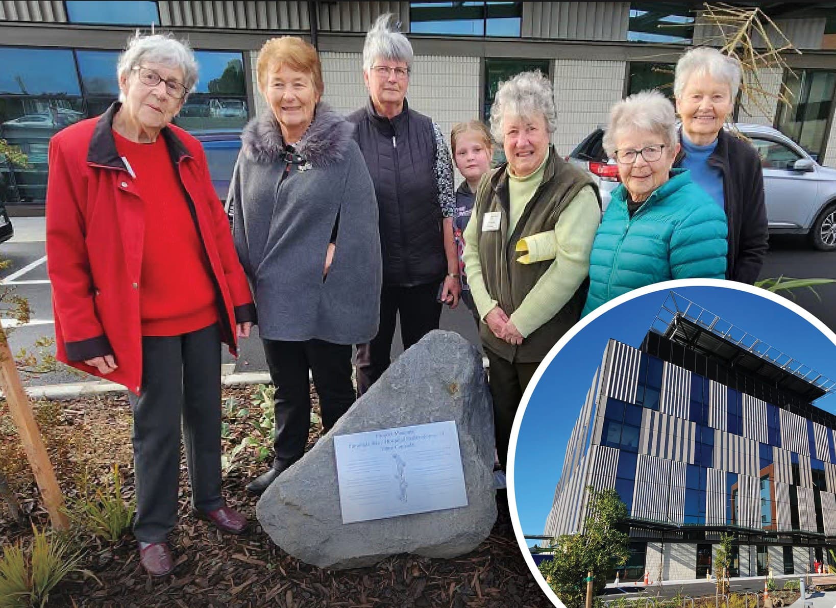 Time capsule buried to mark completion of Taranaki Base Hospital's new East Wing