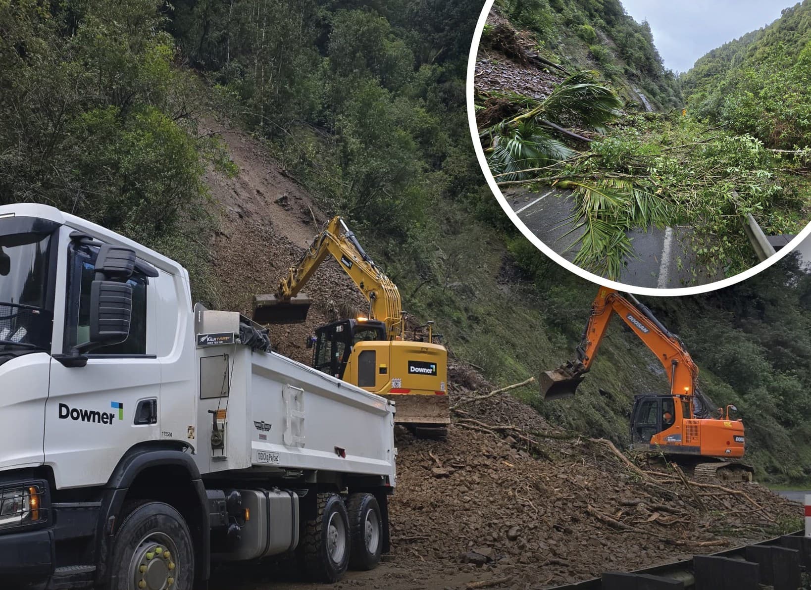 State Highway 3 at Awakino Gorge and State Highway 43 Closed Due to Slips