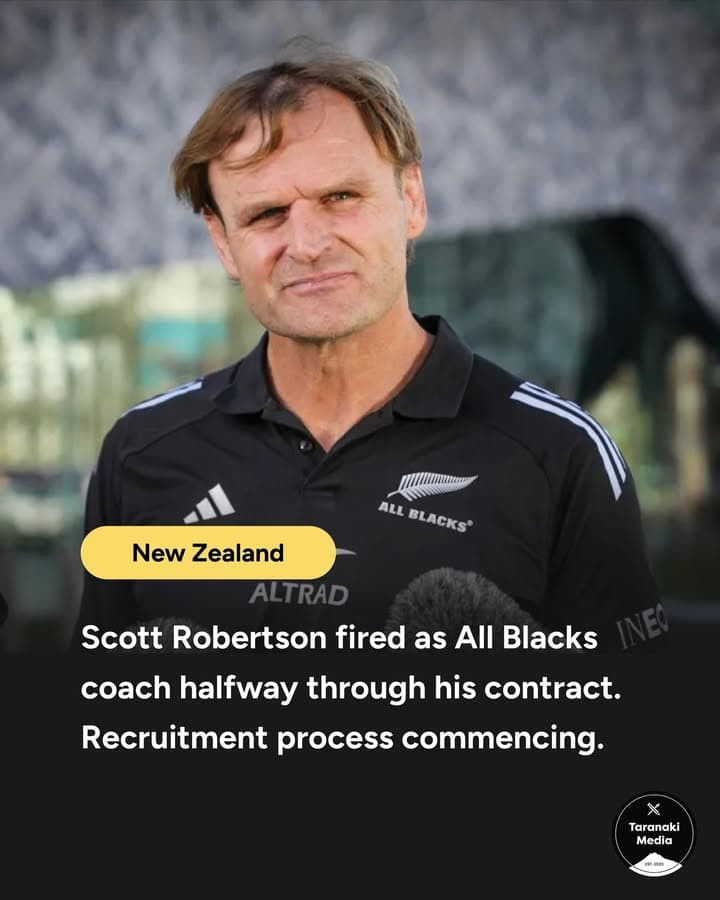 🏉 The breakdancing days are over for Scott Robertson, with New Zealand Rugby dropping a bombshell this morning that…